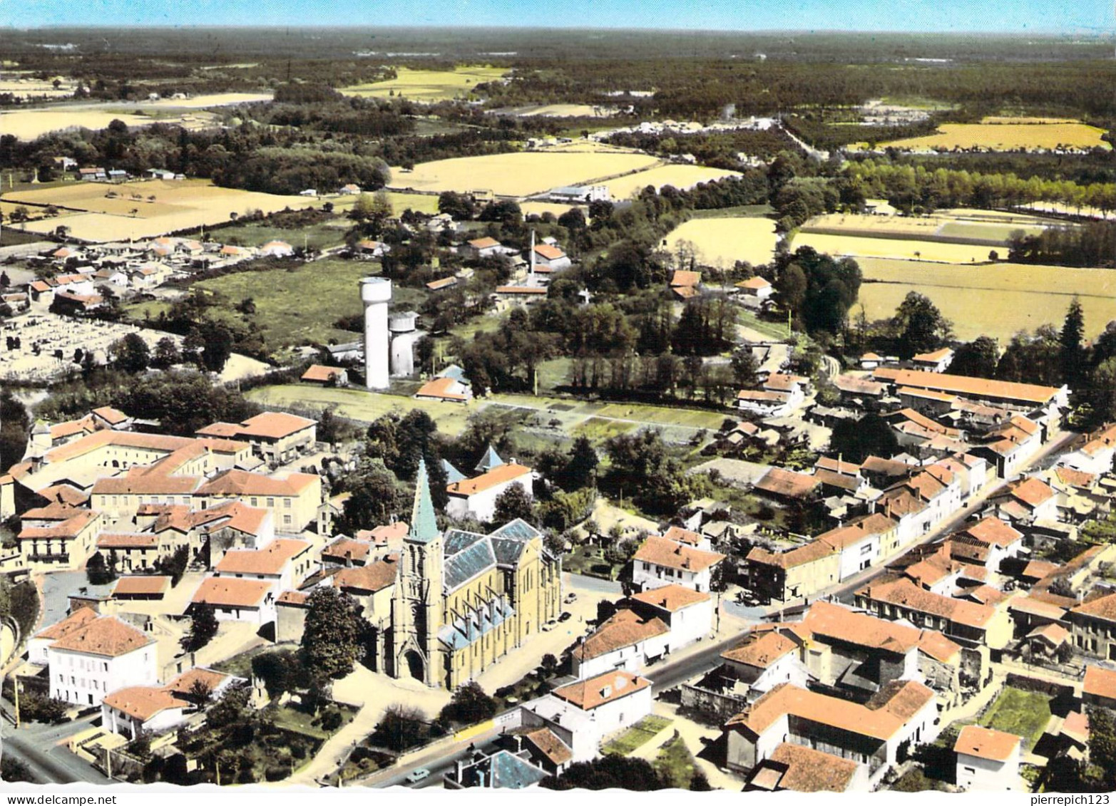 40 - Tartas - Vue Panoramique Aérienne Sur La Ville Haute - Tartas