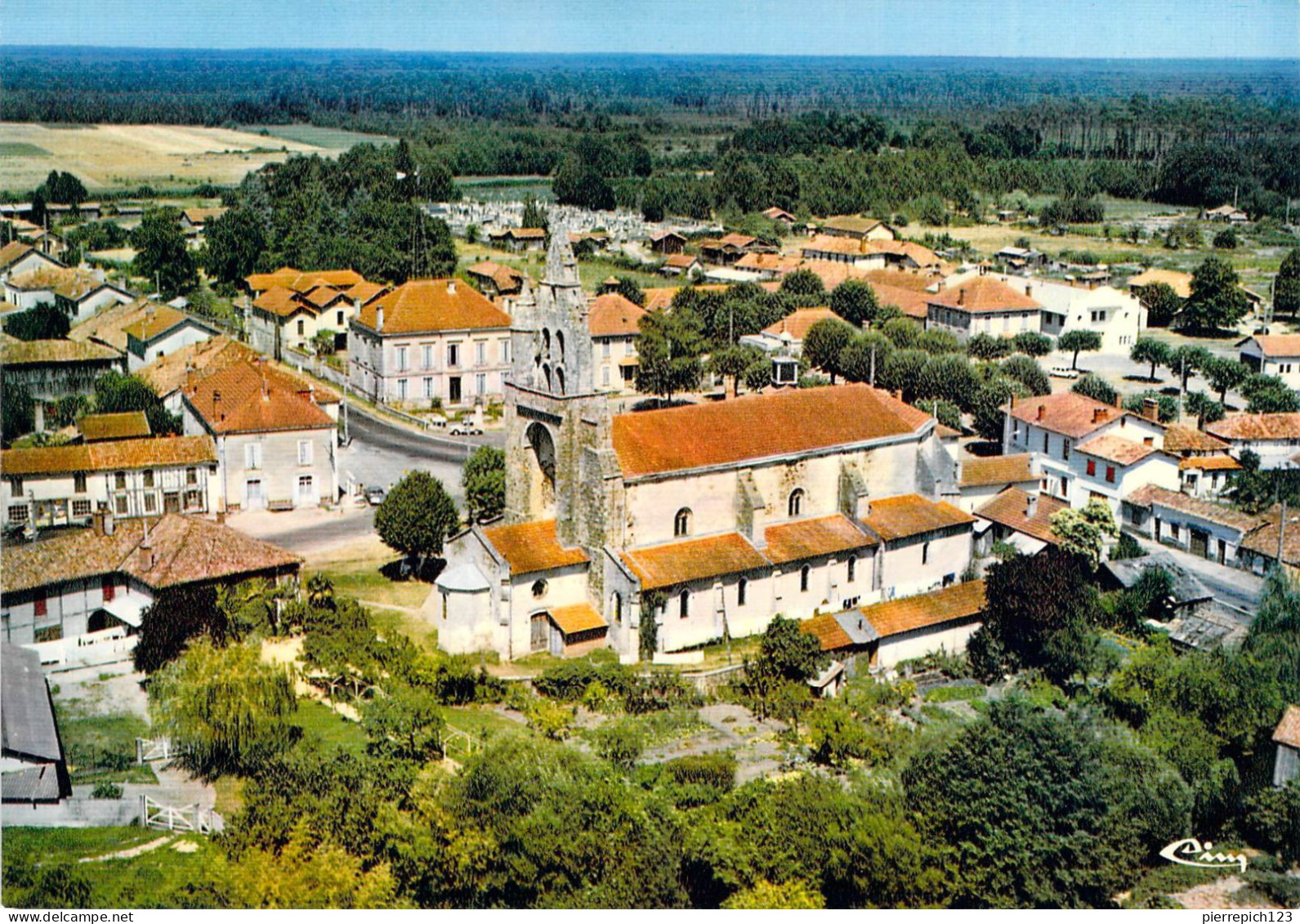 40 - Sabres - Vue Générale Aérienne - Sabres