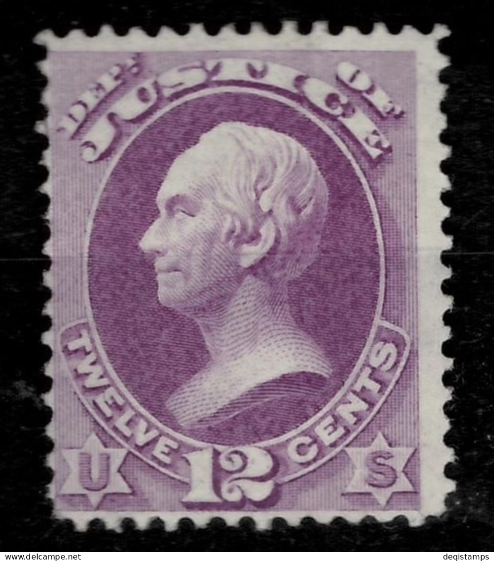 USA Dept Of Justice 1873  12 C  MH - Neufs