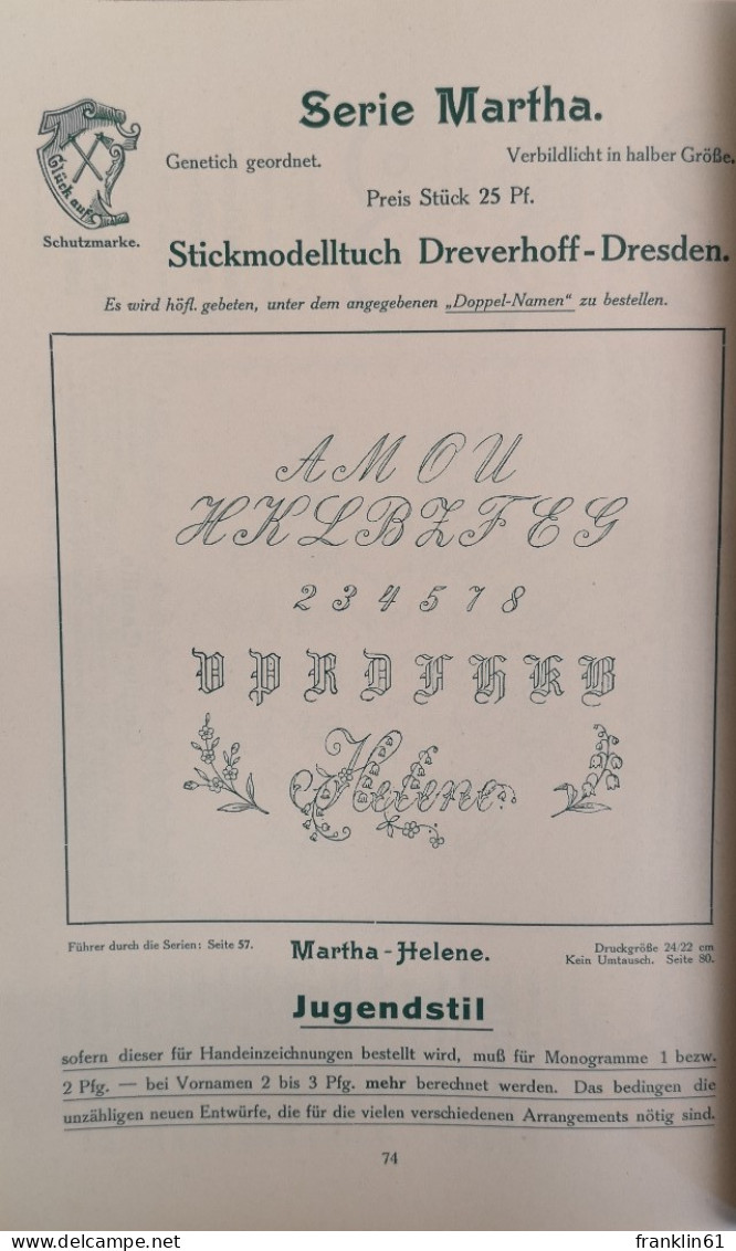 Osterklänge. 1910/11. Der Handarbeits-Unterricht der Mädchen, seine Reform, seine Lehr- und Lernmittel.