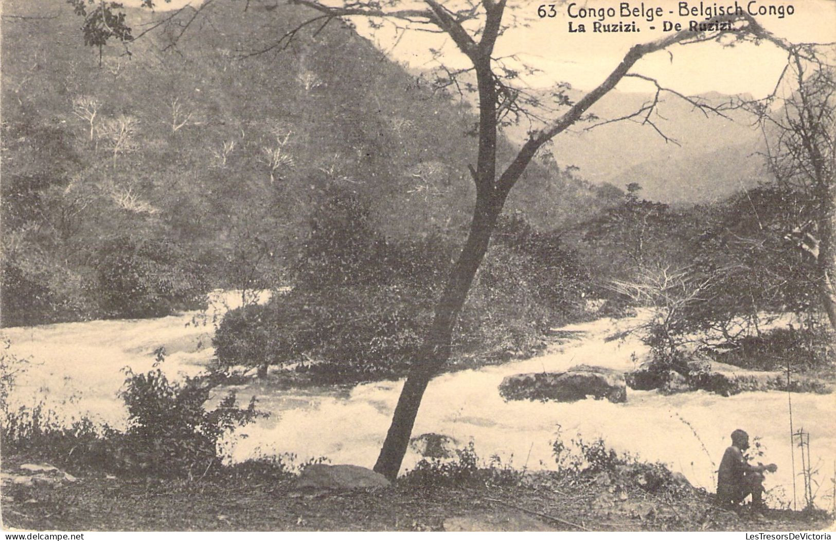 CONGO BELGE - Le Ruzizi  - Carte Postale Ancienne - Congo Belge