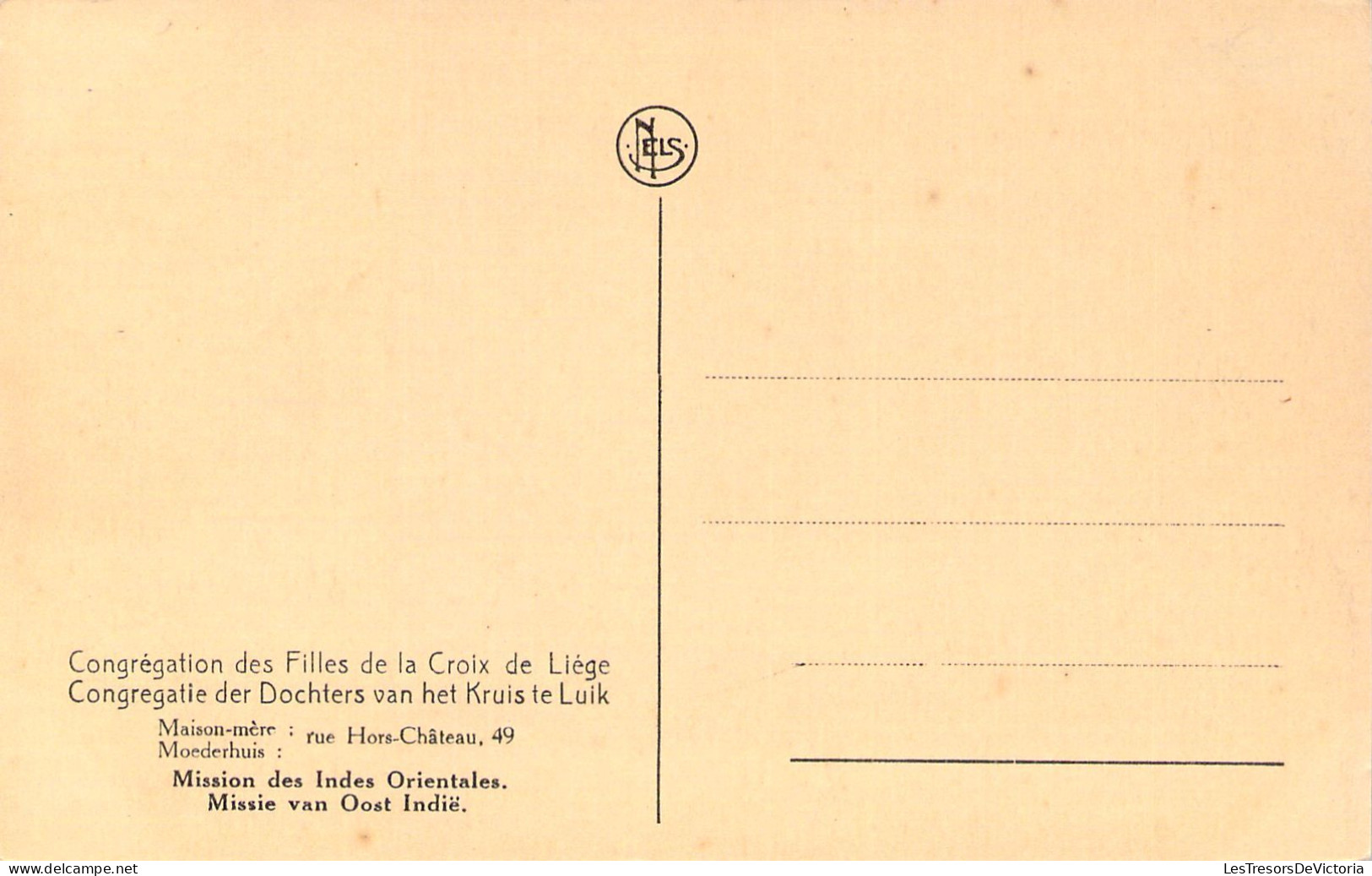 CONGO BELGE - Orphelinat D'Anand - Carte Postale Ancienne - Belgian Congo