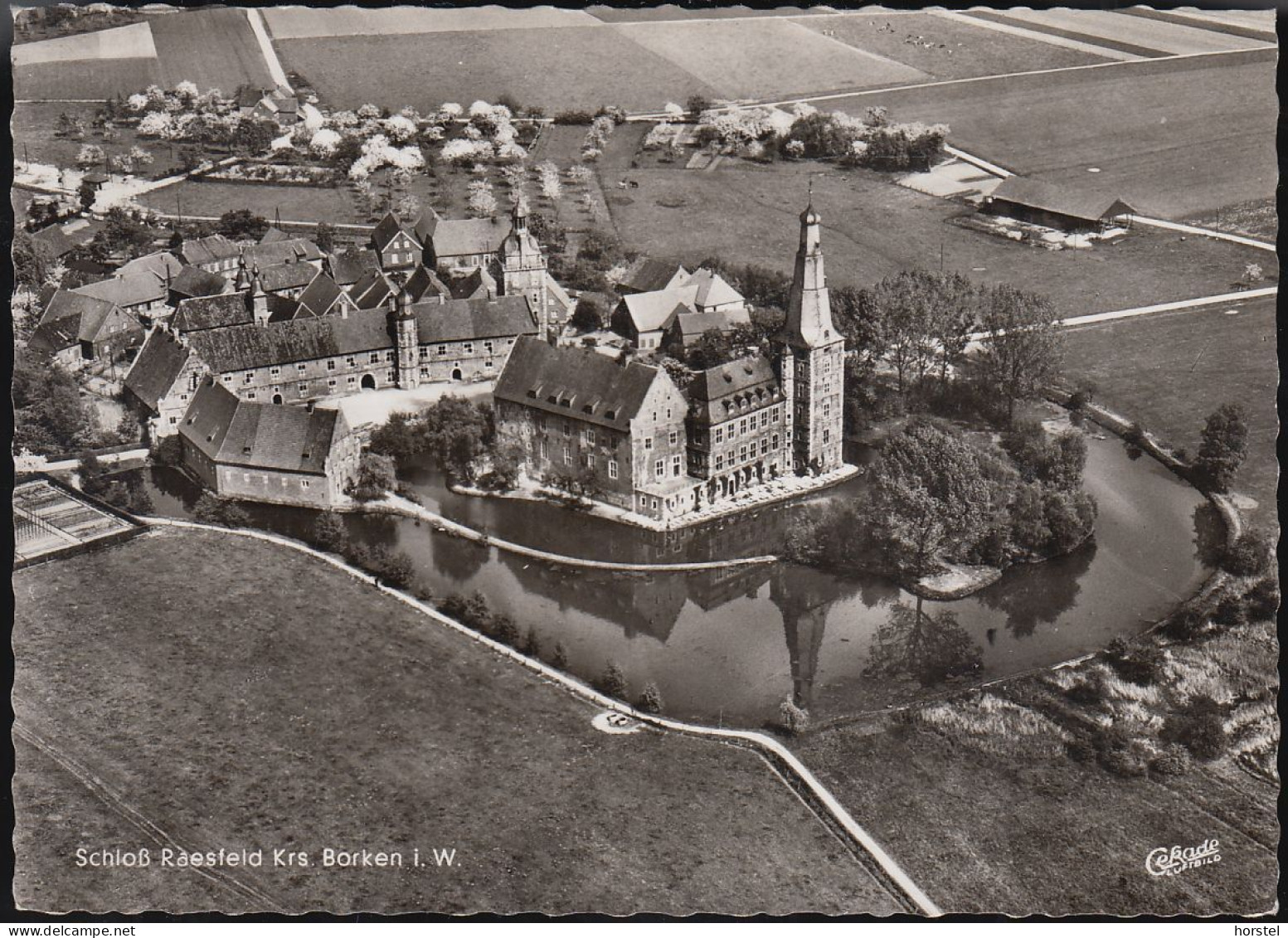 D-46348 Raesfeld - Schloß Raesfeld - Gaststätte - Cekade Luftbild - Aerial View - Borken