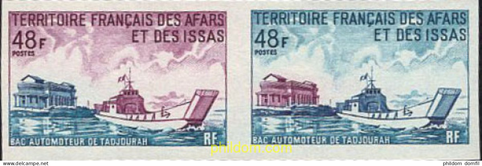 674808 MNH AFARS E ISSAS 1970 BARCO - Used Stamps