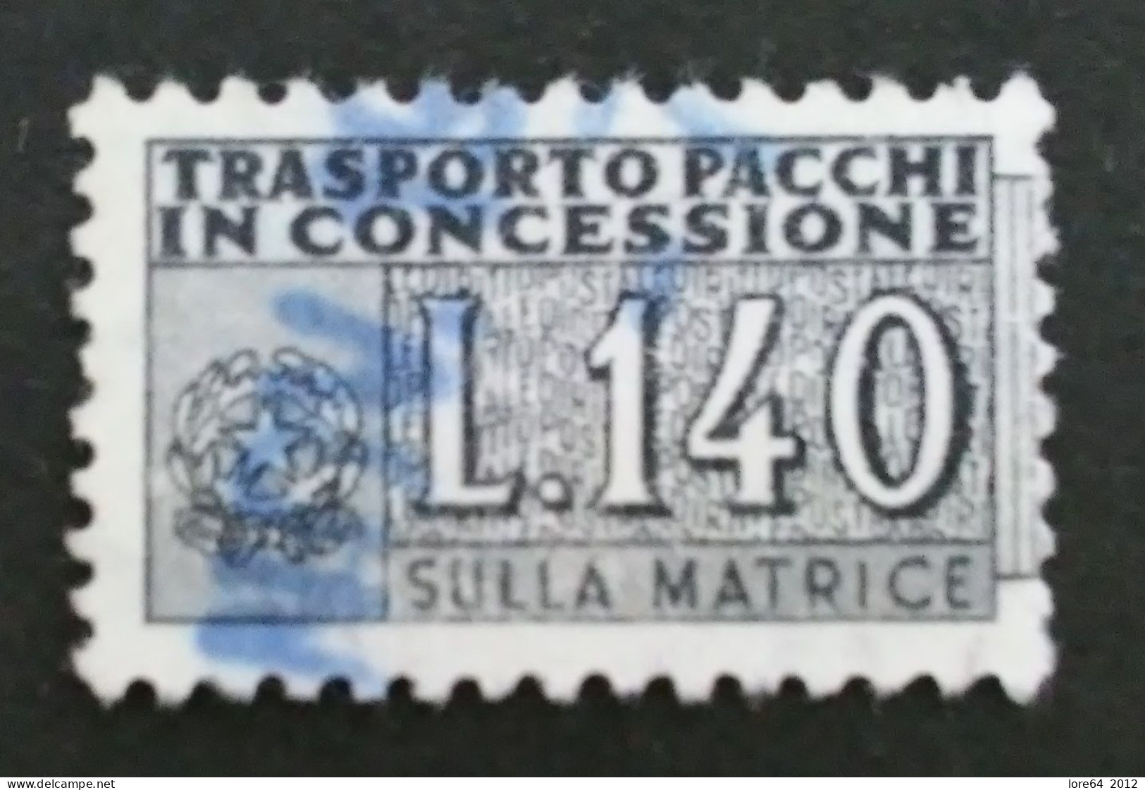 ITALIA 1960 - N° Catalogo Unificato 14 Sezione Di Sinistra - Colis-concession