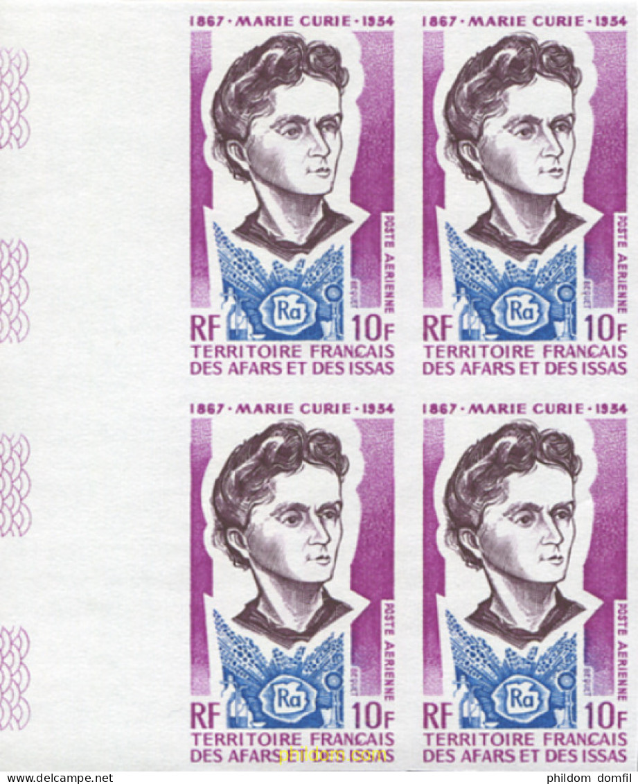 632839 MNH AFARS E ISSAS 1974 40 ANIVERSARIO DE LA MUERTE DE MARIE CURIE - Used Stamps