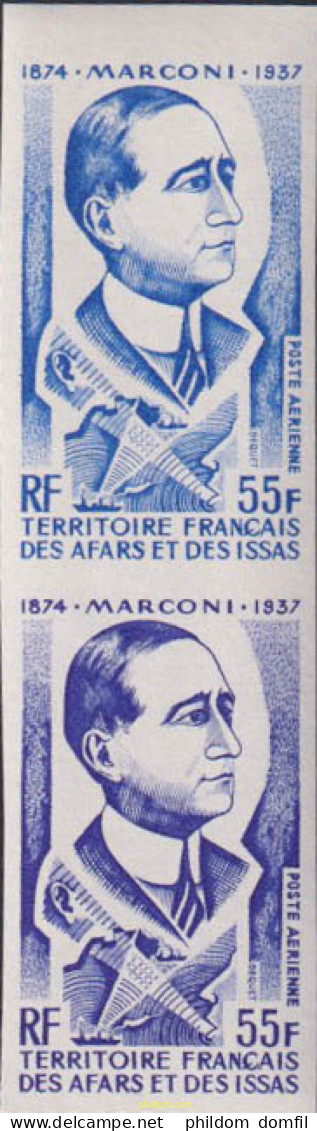 626411 MNH AFARS E ISSAS 1974 MARCONI - Oblitérés