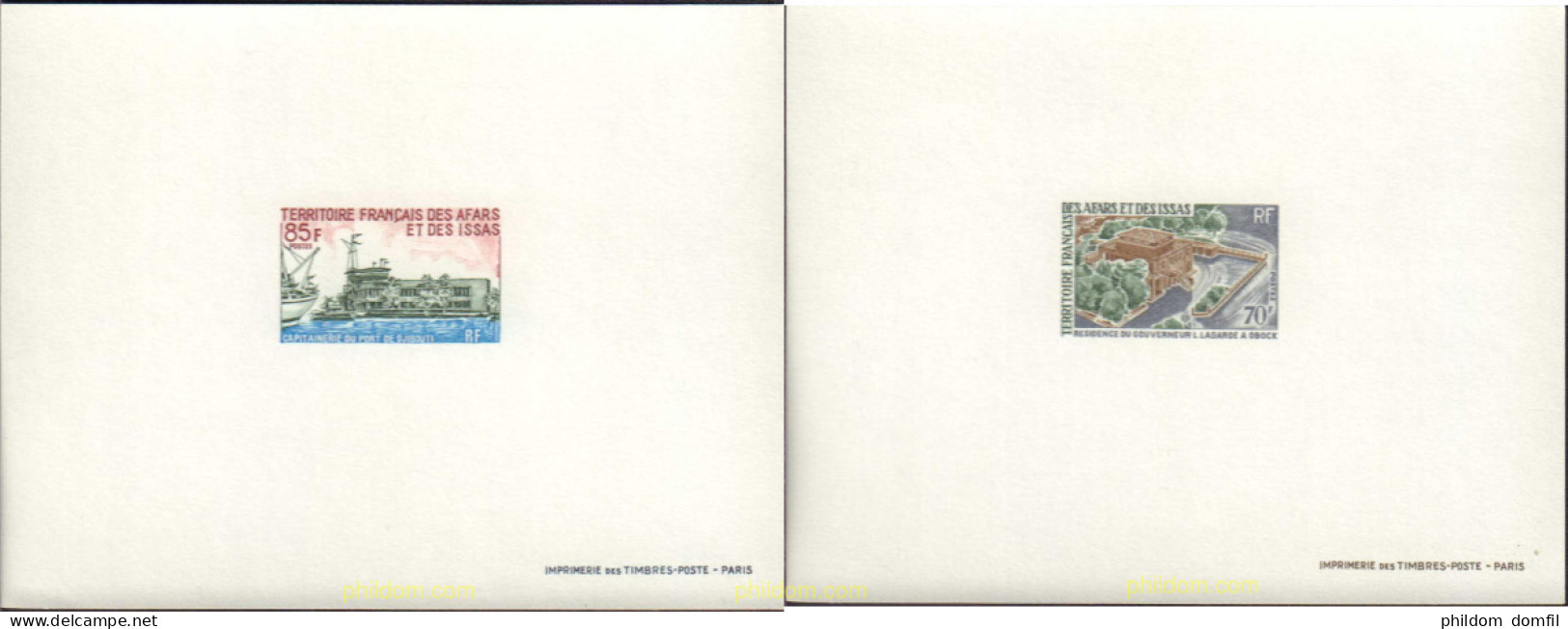 594506 MNH AFARS E ISSAS 1969 RESIDENCIAS OFICIALES - Gebraucht