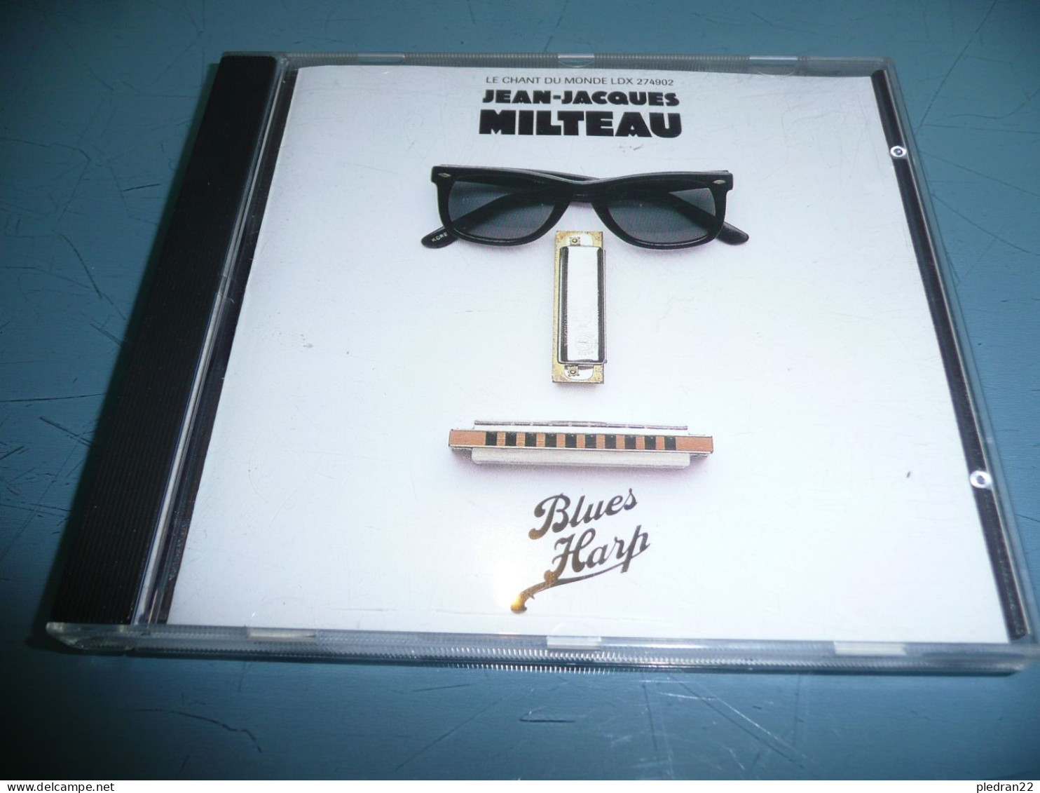 JEAN JACQUES MILTEAU BLUES HARP CD LE CHANT DU MONDE 1989 - Blues