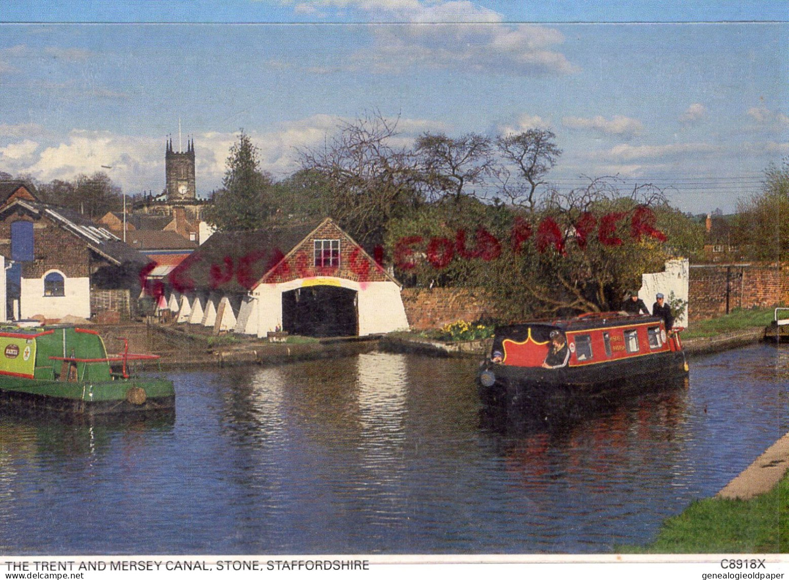 ROYAUME UNI-ANGLETERRE- STAFFORDSHIRE -THE TRENT AND MERSEY CANAL STONE - Altri & Non Classificati