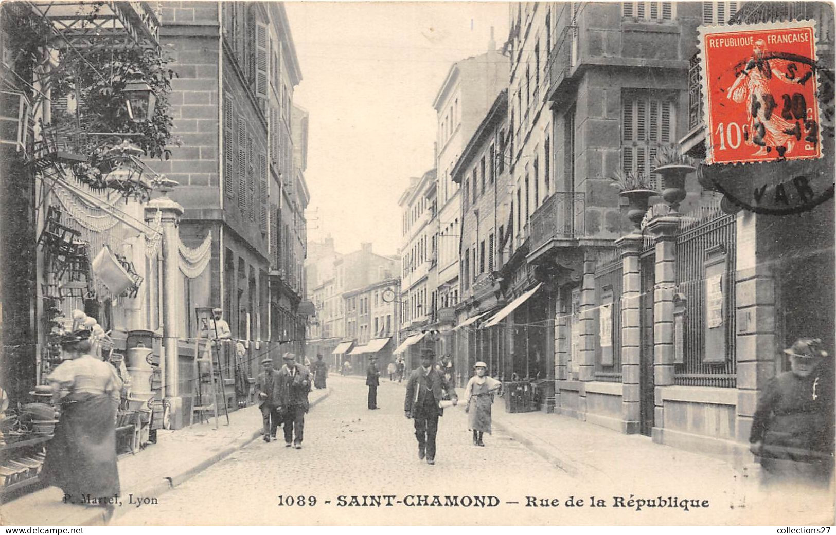 42-SAINT-CHAMOND- RUE DE LA REPUBLIQUE - Saint Chamond
