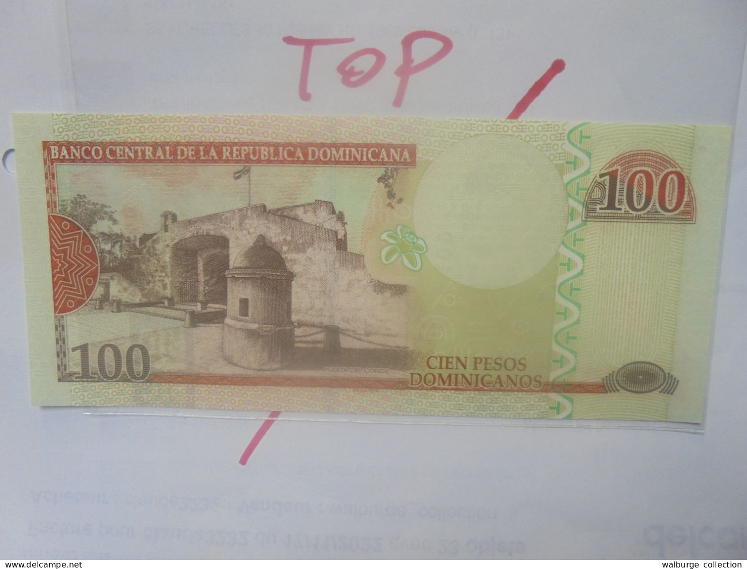 DOMINIQUE 100 PESOS 2011 Neuf/UNC (B.29) - Dominikanische Rep.