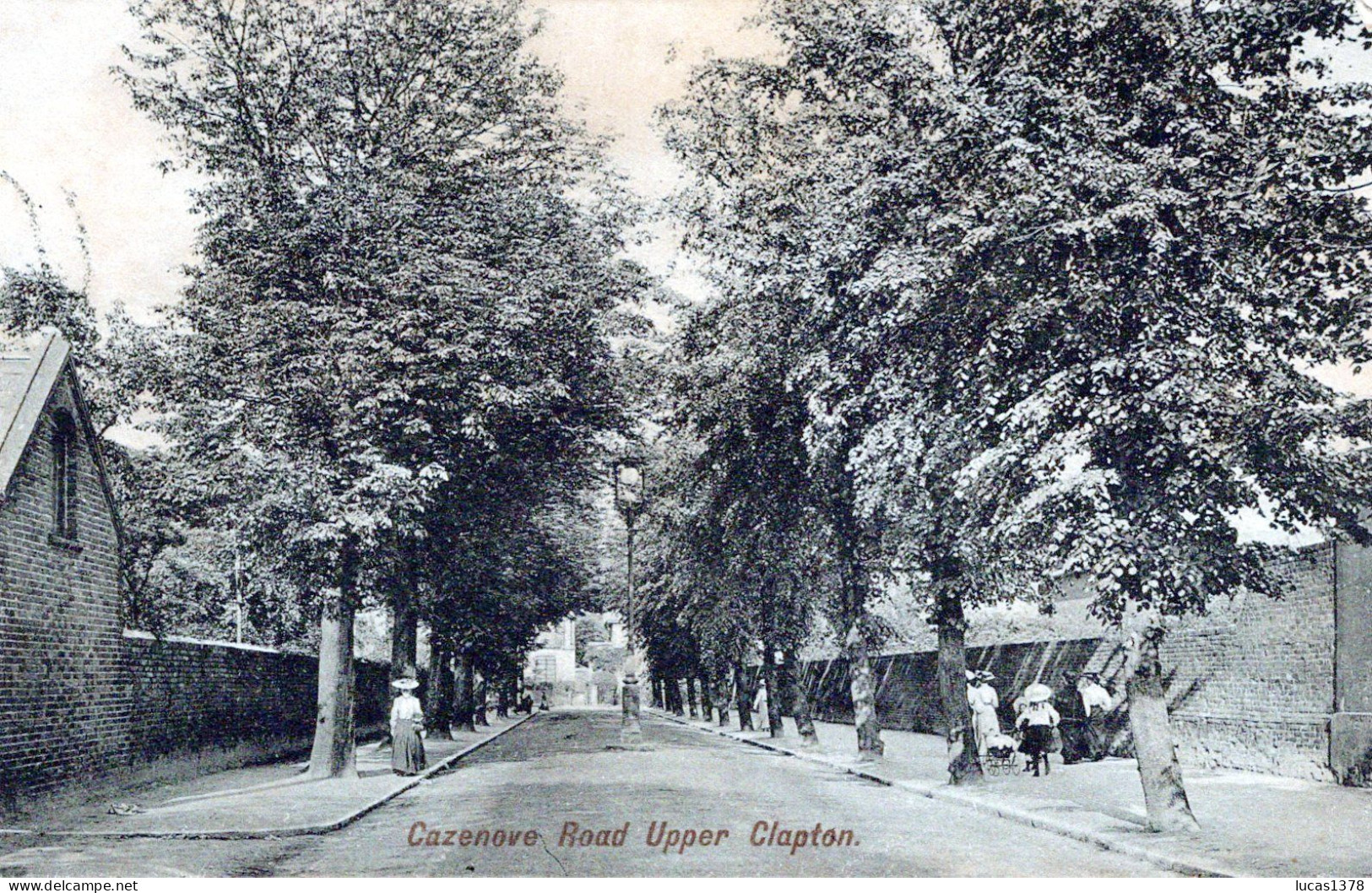 UPPER CLAPTON / CAZENOVE ROAD / RARE 1908 - London Suburbs