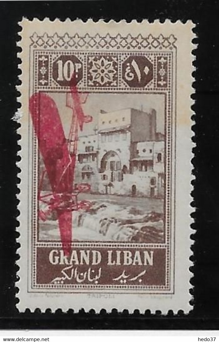 Grand Liban Poste Aérienne N°16 - Neuf * Avec Charnière - TB - Luchtpost