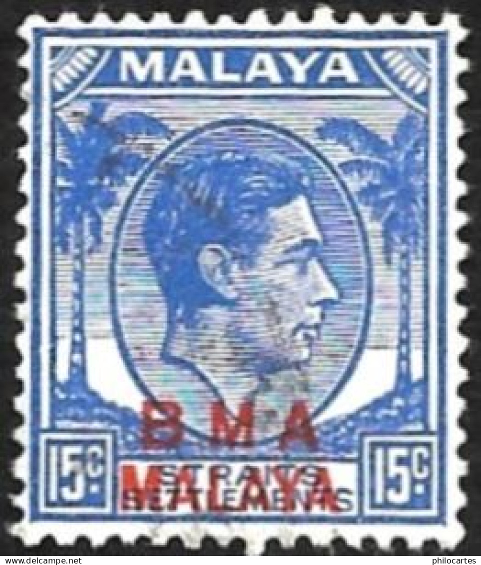 MALAISIE  BMA  Malaya - YT 9 - George VI - Oblitéré - Malaya (British Military Administration)