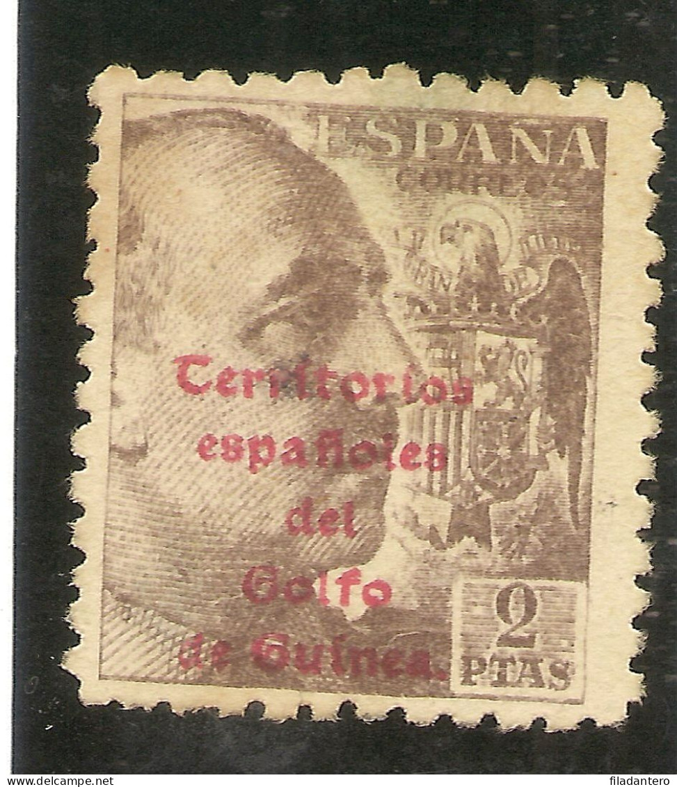 COLONIAS  GUINEA  Edifil 271 (*) Mng  2 Pesetas Castaño   NL1407 - Guinea Española