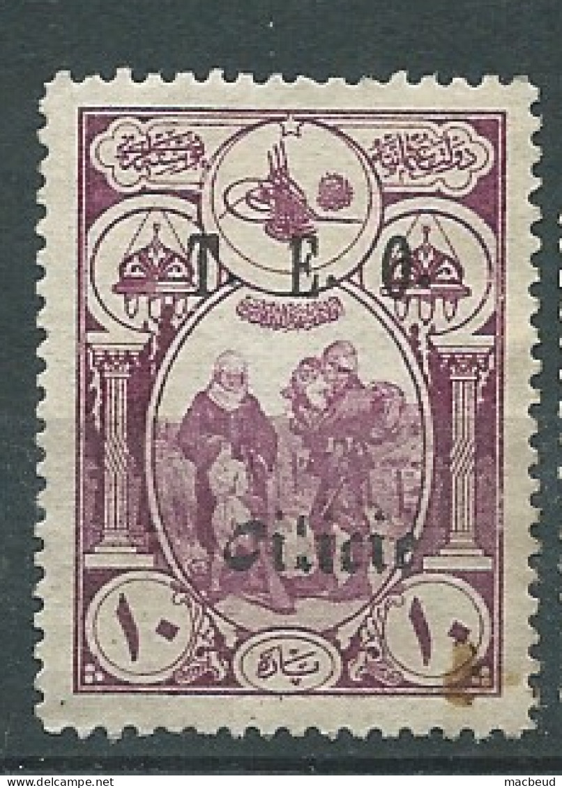 CILICIE - YVERT N° 64 Oblitéré  Ou (*)  Double Surcharge-  AI 33117 - Gebraucht