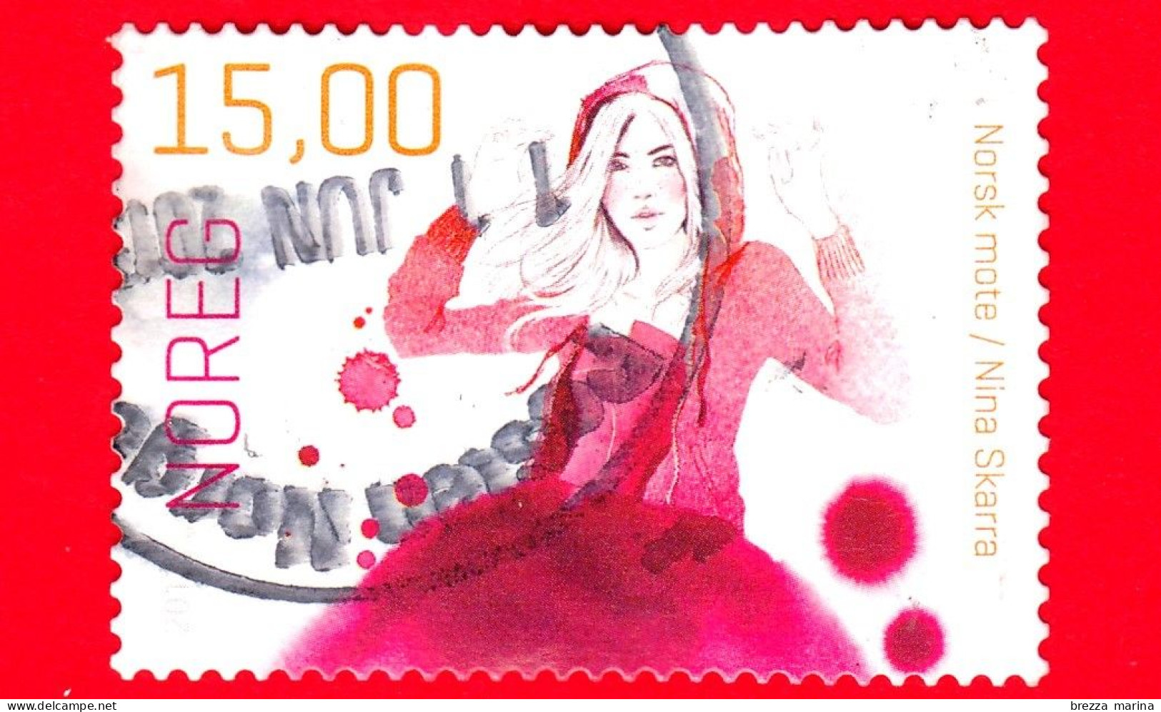 NORVEGIA - NORGE - Usato - 2013 - Disegni Di Moda - Fashion Designs - 15.00 - Gebruikt