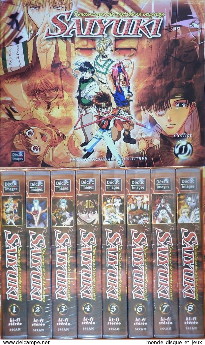 Saiyuki Chronique De L'Extrême Voyage Coffret 8 VHS Saison 1 - Sonstige & Ohne Zuordnung