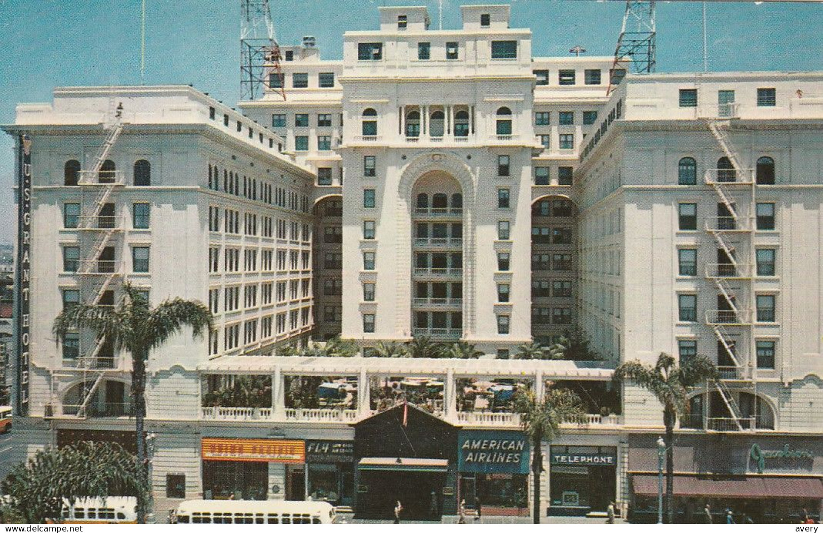U. S. Grant Hotel, San Diego, California  In The Center Of Downtown - San Diego