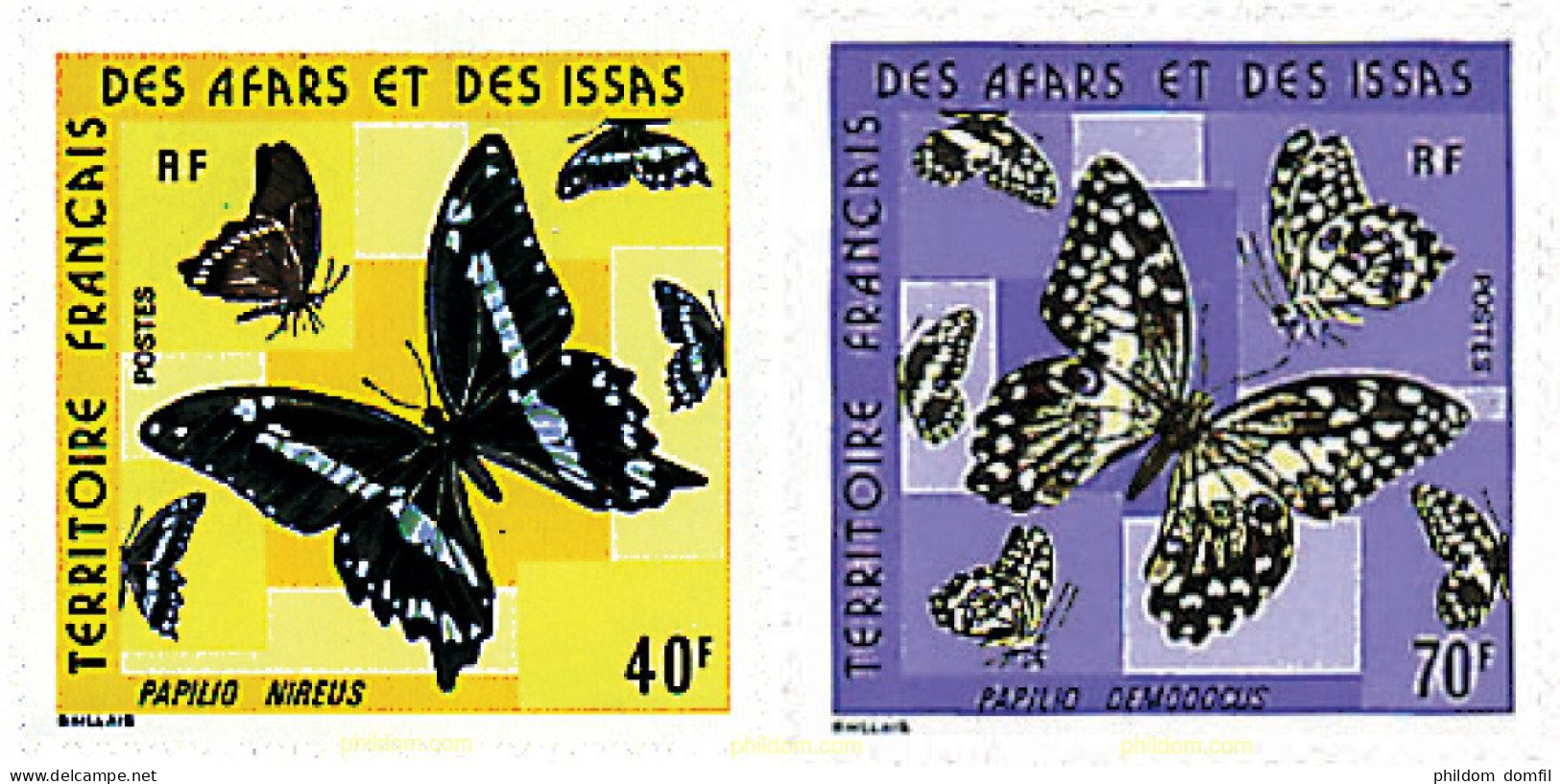 679216 MNH AFARS E ISSAS 1975 MARIPOSAS - Araignées