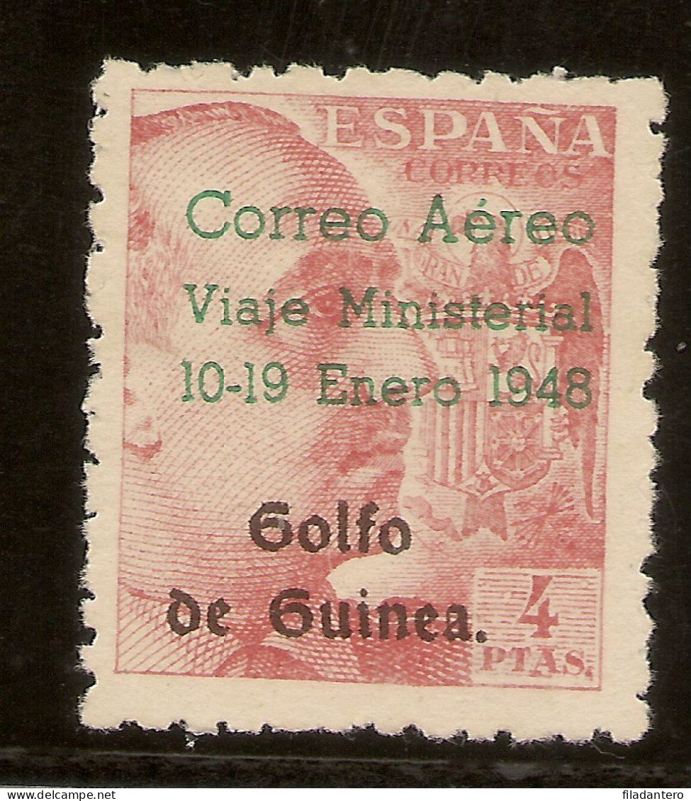 GUINEA  Edifil 272 (*) Mng  Tipo II  Viaje Ministerial 2 Pesetas  1948  NL1544 - Guinea Española