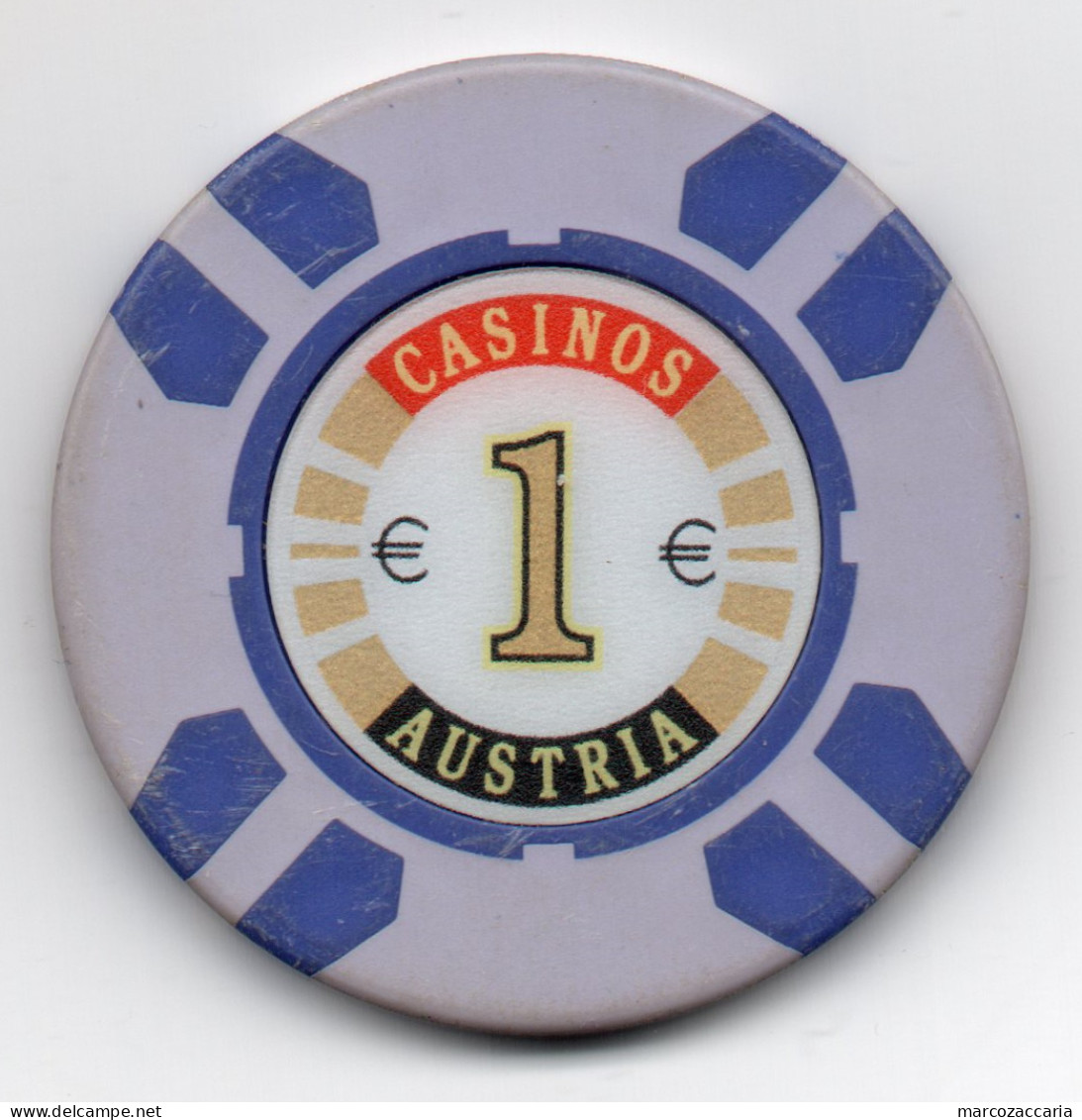 GETTONE, TOKEN, FICHE CASINO' AUSTRIA 1 € - Casino