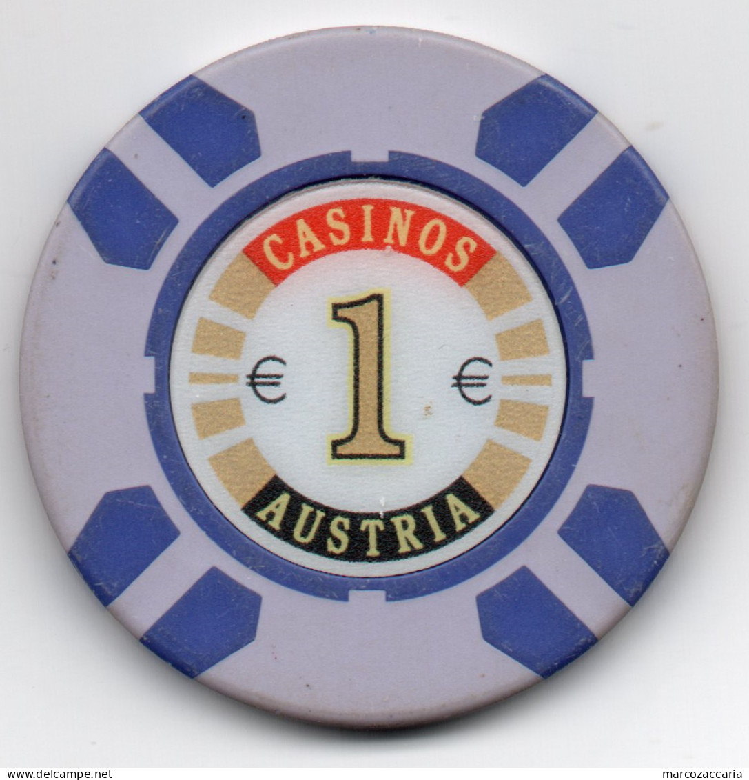 GETTONE, TOKEN, FICHE CASINO' AUSTRIA 1 € - Casino