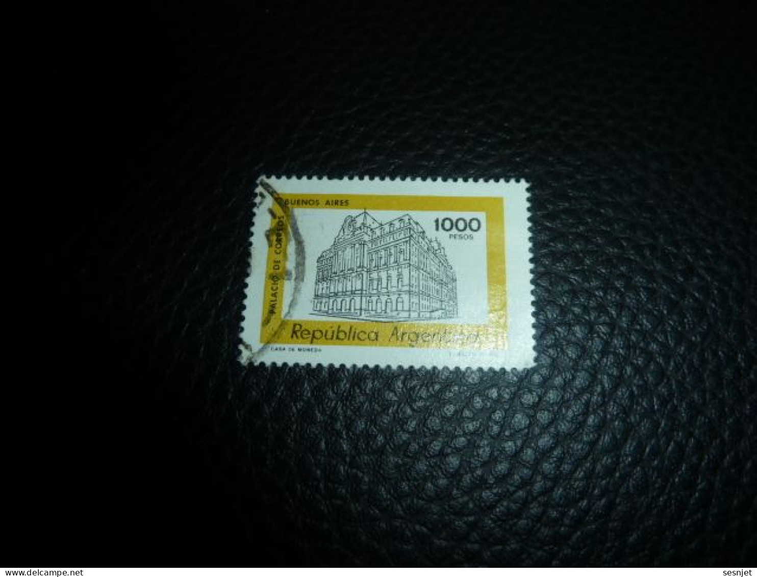 Republica Argentina - Palacio De Correos Buenos Aires - 1000 Pesos - Yt 1138a - Or Et Noir - Oblitéré - Année 1978 - - Used Stamps