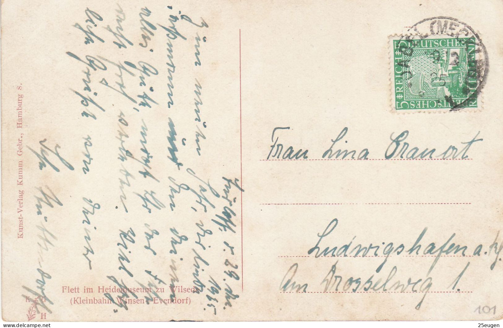 Flett Im Hedemuseum Zu Wilsed -   Postcard   Used   ( L 268 ) - Winsen