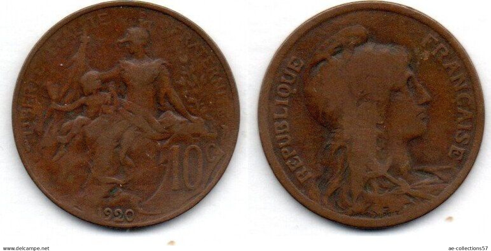 MA 20736 / 10 Centimes 1920 TB - 10 Centimes