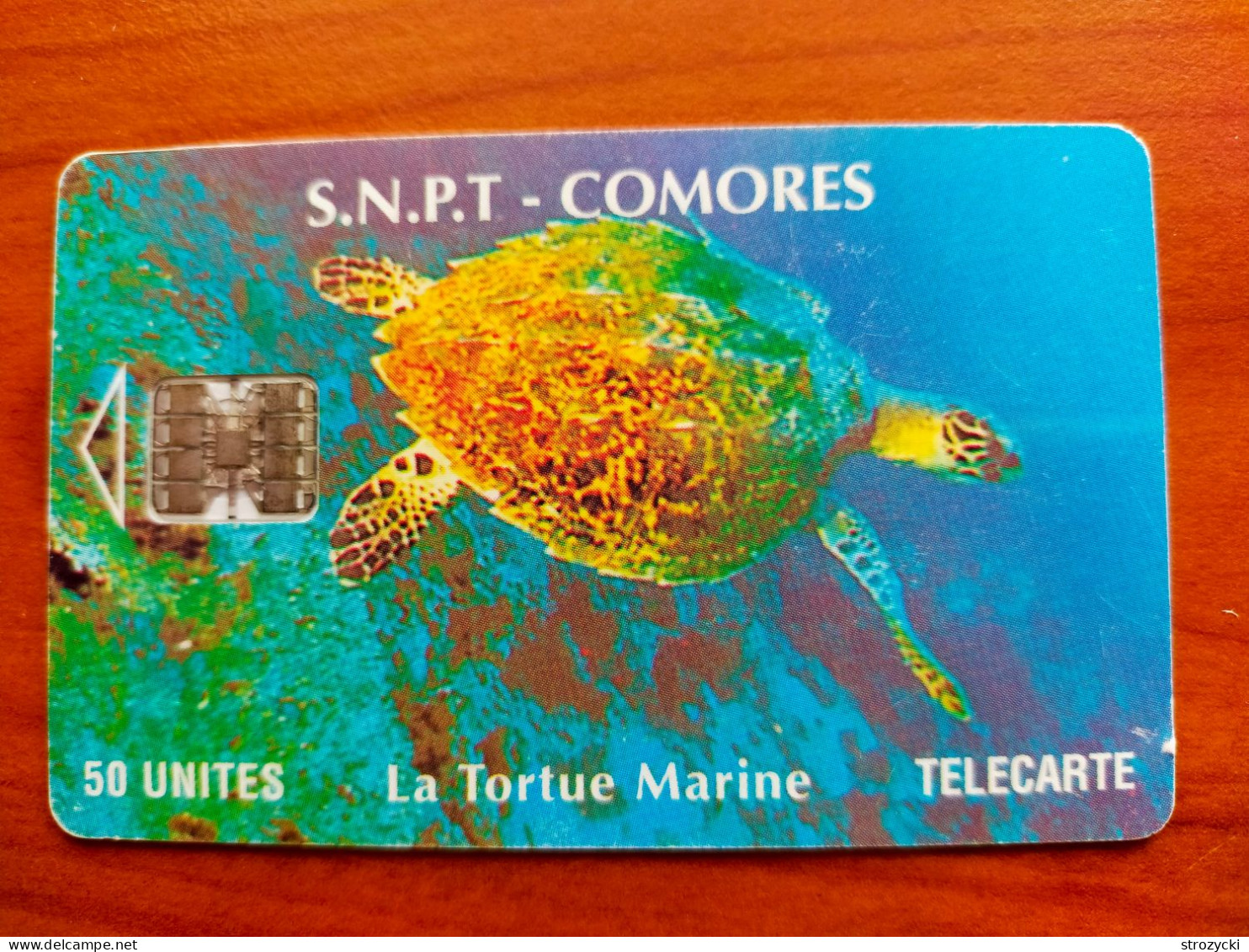 Comoros -  La Tortue Marine - C5B+6 Digits - Komoren