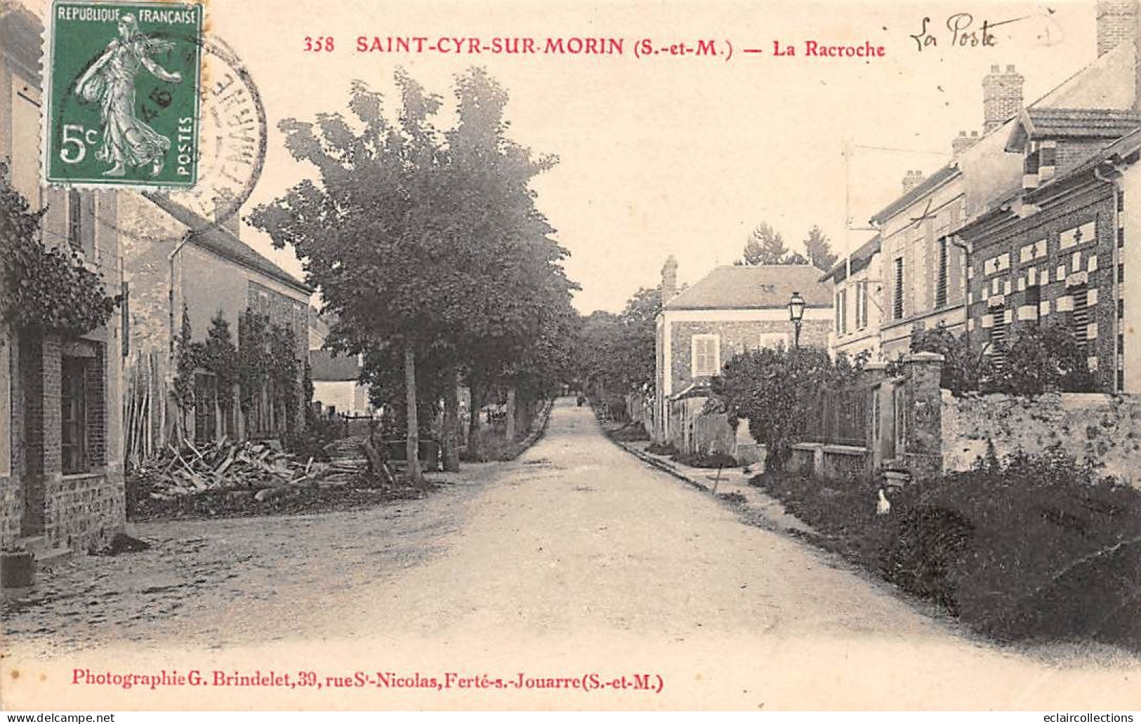 Saint Cyr Sur Morin         77         La Racroche       N° 358     (voir Scan) - Sonstige & Ohne Zuordnung