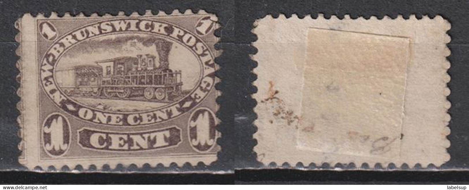 Timbre Neuf* De New Brunswick De 1860 N°5 MH - Nuevos
