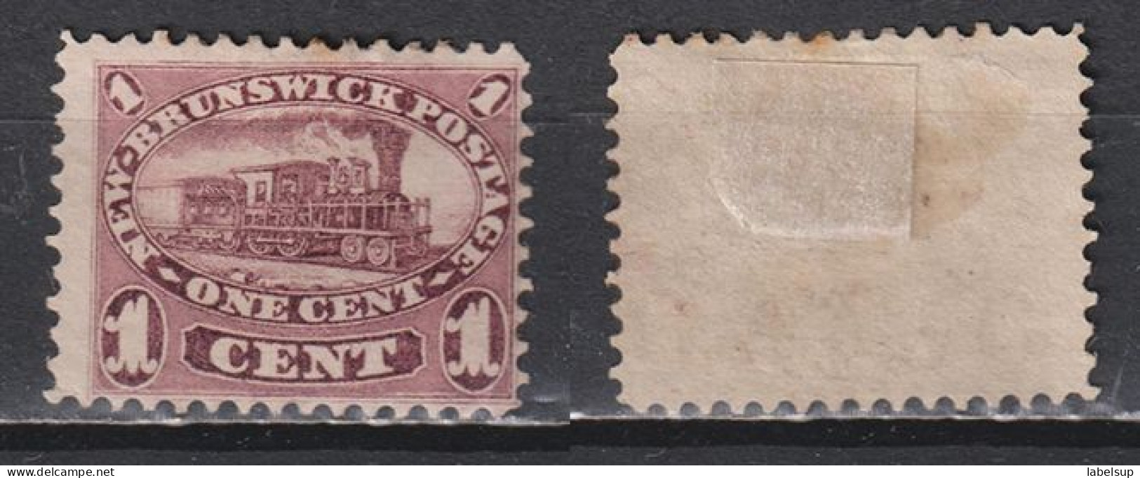 Timbre Neuf* De New Brunswick De 1860 N°5 MH - Unused Stamps