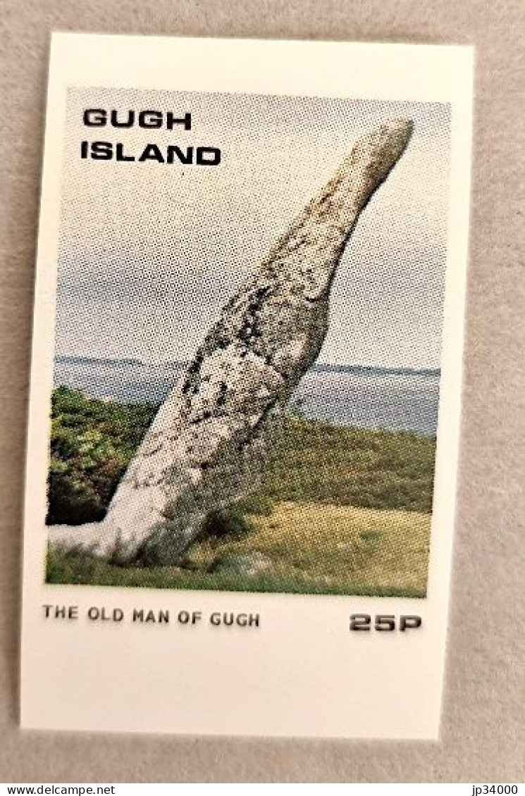 GUGH ISLAND Préhistoire, "the Old Man Of Gugh" Rocher Rock. 1 Valeur Non Dentelée * MLH. - Isole