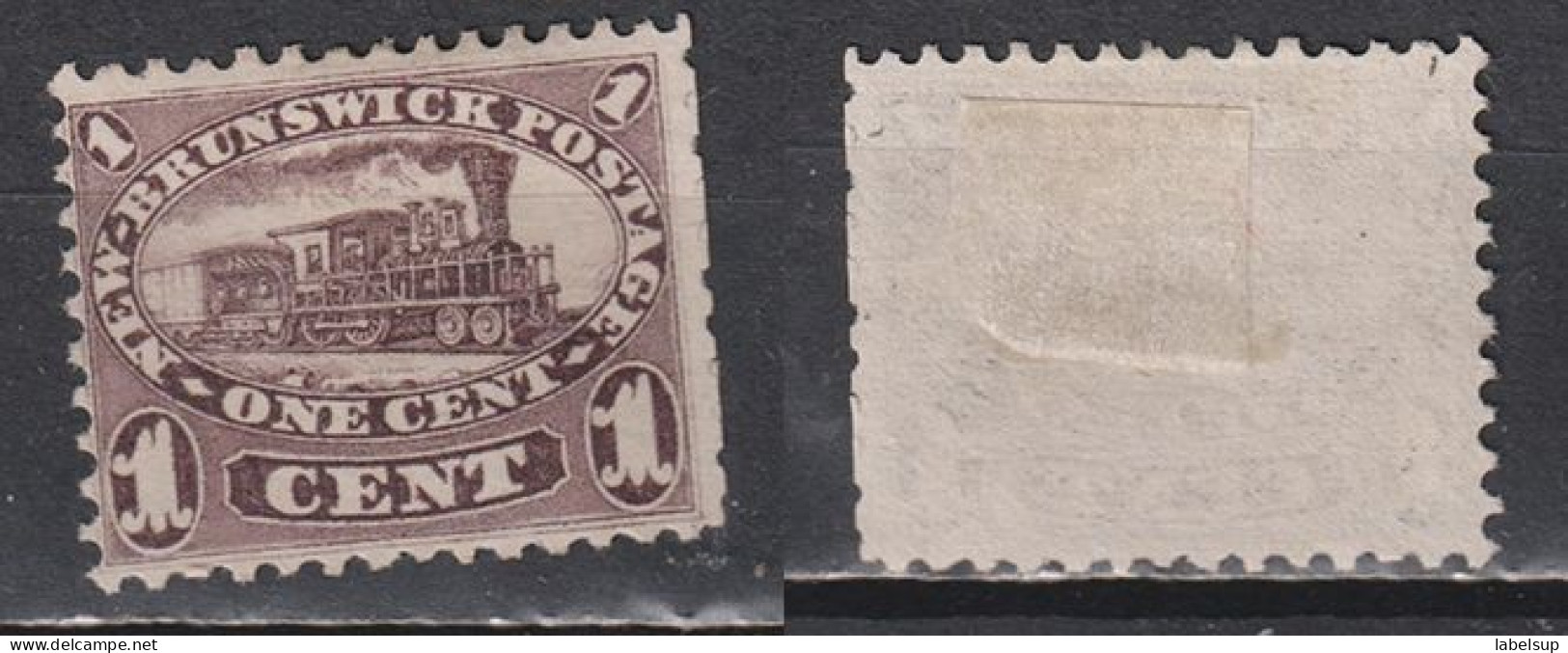 Timbre Neuf* De New Brunswick De 1860 N°5 MH - Nuovi