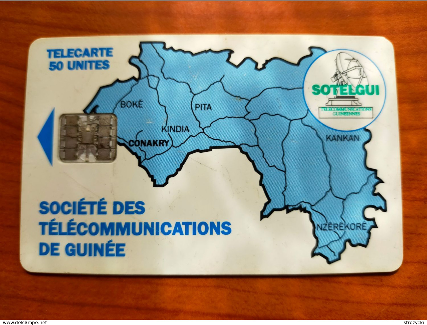 Guinea - Map Of Guinea 50 - CN C63157883, Without Logo Moreno - Guinee