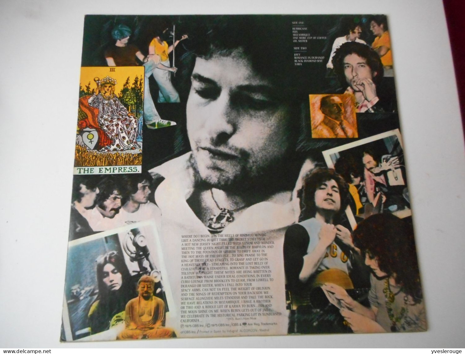 ALBUM BOB DYLAN DESIRE - Country & Folk