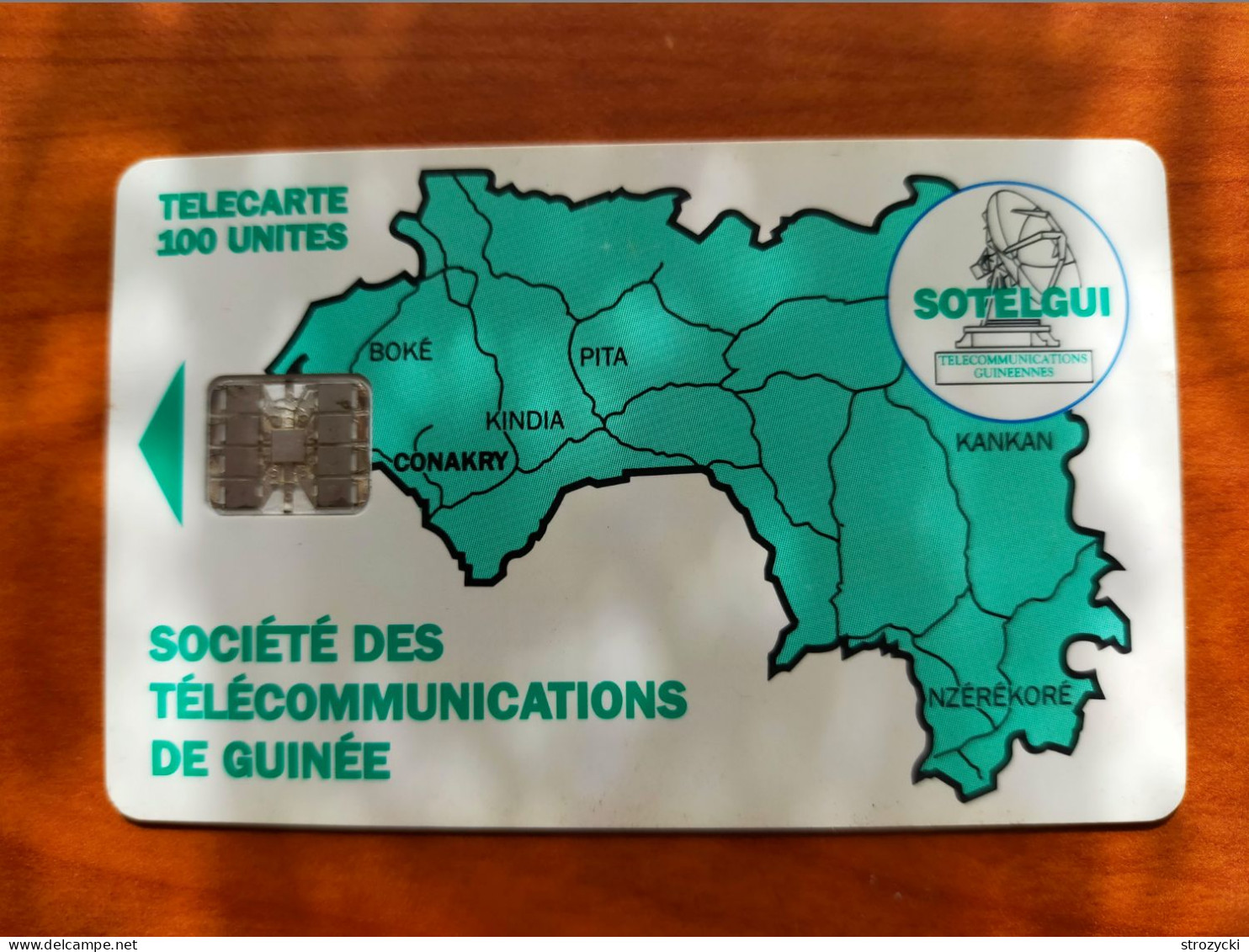 Guinea - Map Of Guinea 100 - CN 00408128, Without Logo Moreno - Guinée