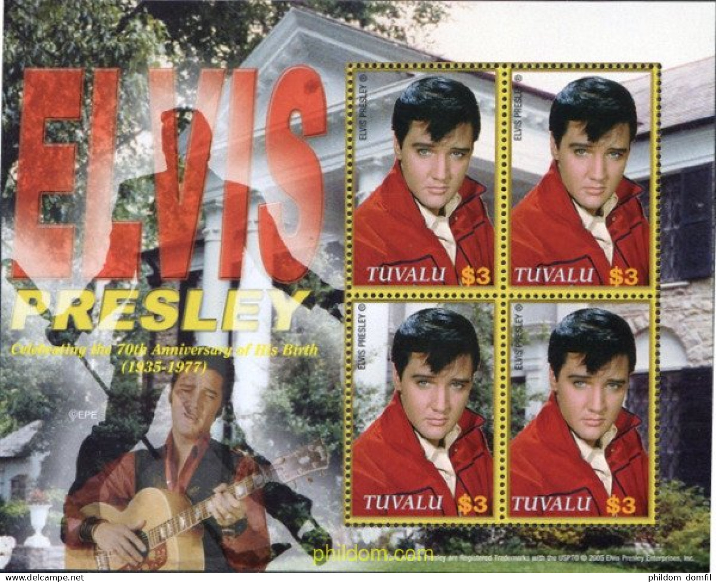 222278 MNH TUVALU 2006 ELVIS PRESLEY - Elvis Presley