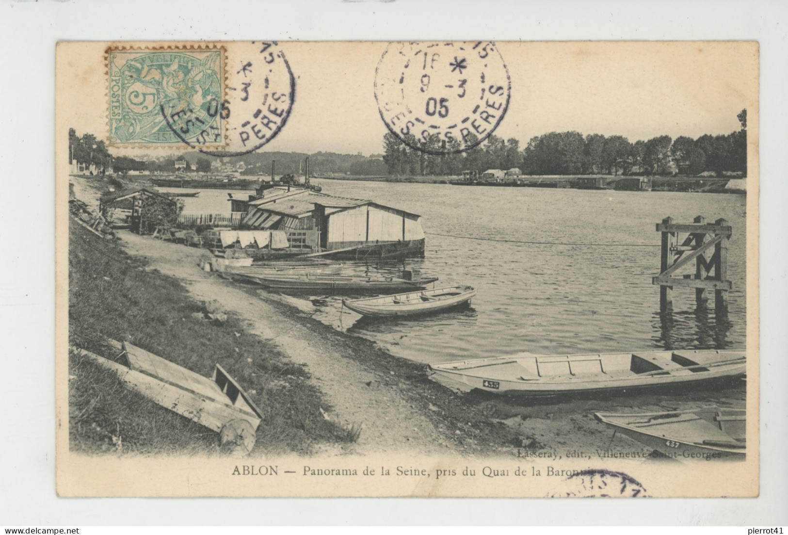 ABLON SUR SEINE - Panorama De La Seine, Pris Du Quai De La Baronnie - Ablon Sur Seine
