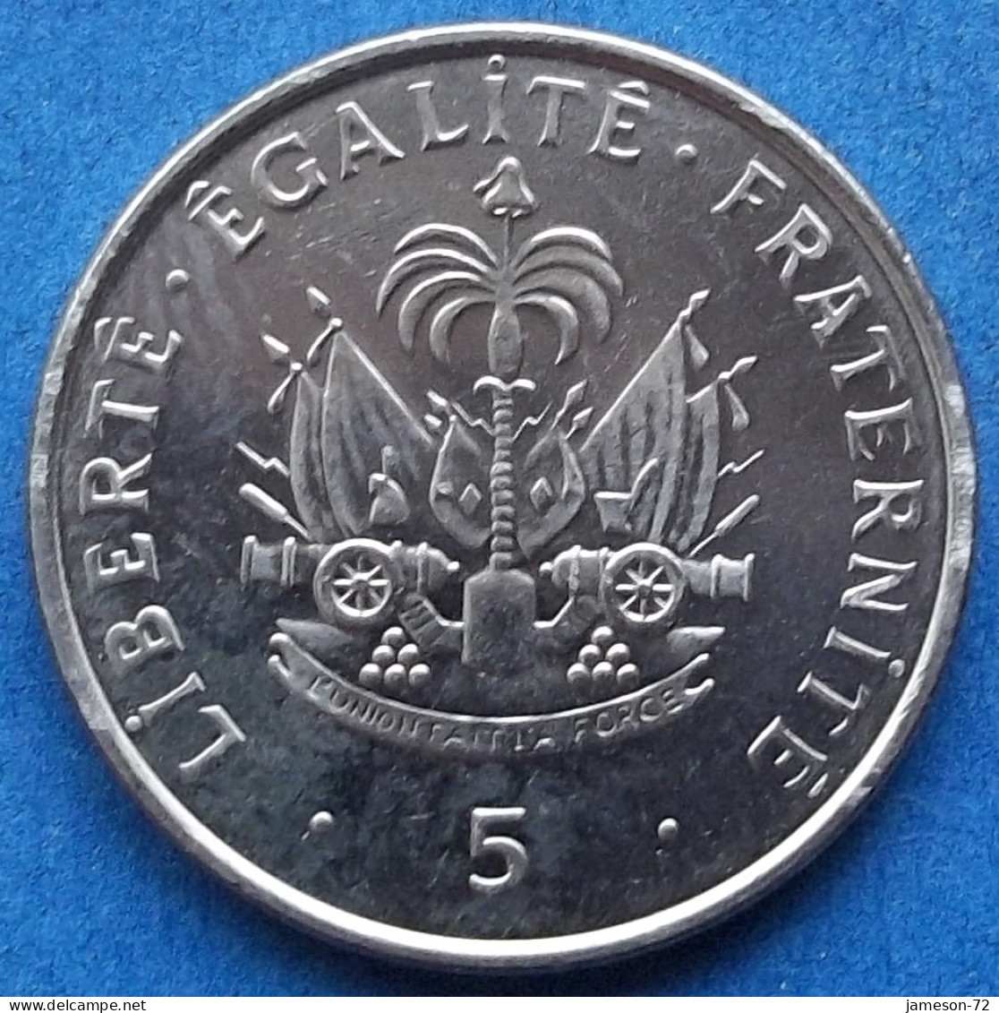 HAITI - 5 Centimes 1997 "Charlemagne Peralte" KM# 154a Republic (1863) - Edelweiss Coins - Haití