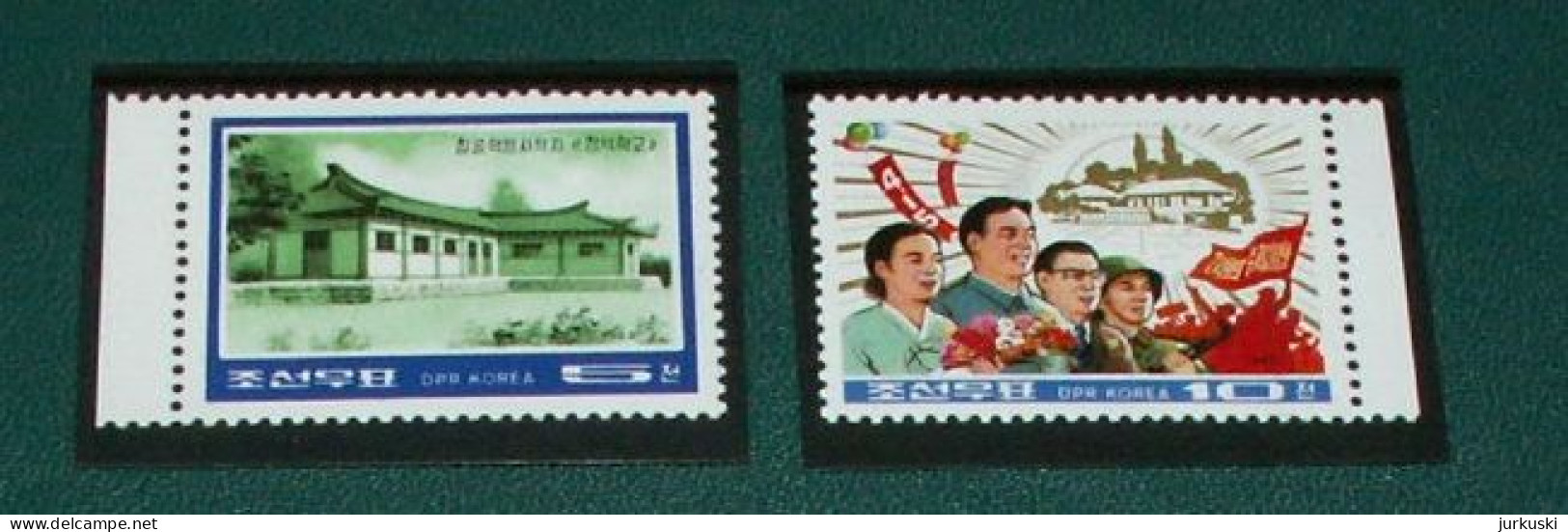 Korea 1984 - Mi.2446-47 -  Birthday Of Kim Il Sung - MNH - Korea, North