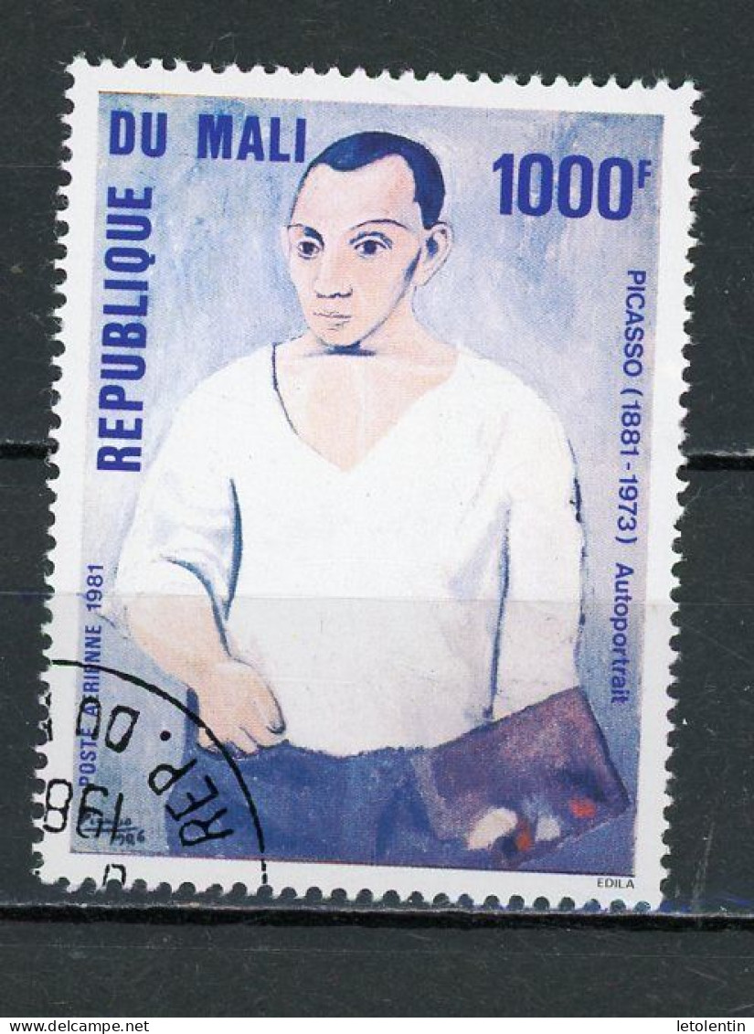 MALI : TABLEAU DE PICASSO  - POSTE AÉRIENNE - N° Yvert 410 Obli. - Mali (1959-...)