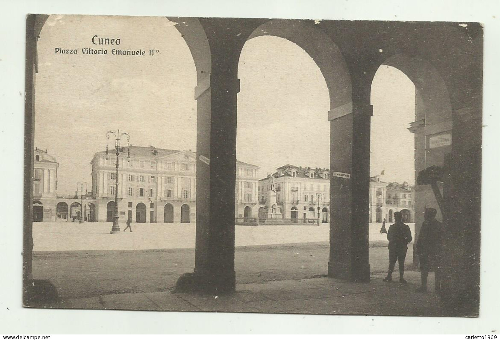 CUNEO - PIAZZA VITTORIO EMANUELE II   VIAGGIATA FP - Cuneo