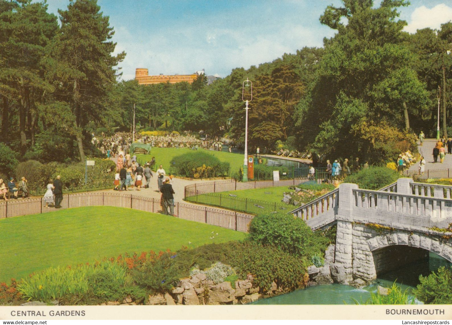 Postcard Central Gardens Bournemouth Dorset My Ref B26159 - Bournemouth (from 1972)