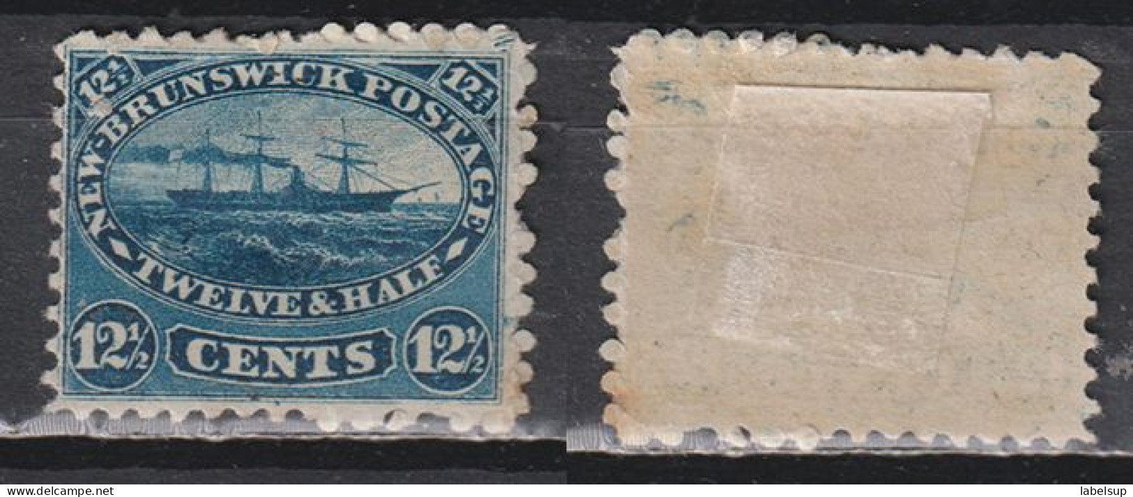 Timbre Oblitéré De New Brunswick De 1860 N°8 - Used Stamps