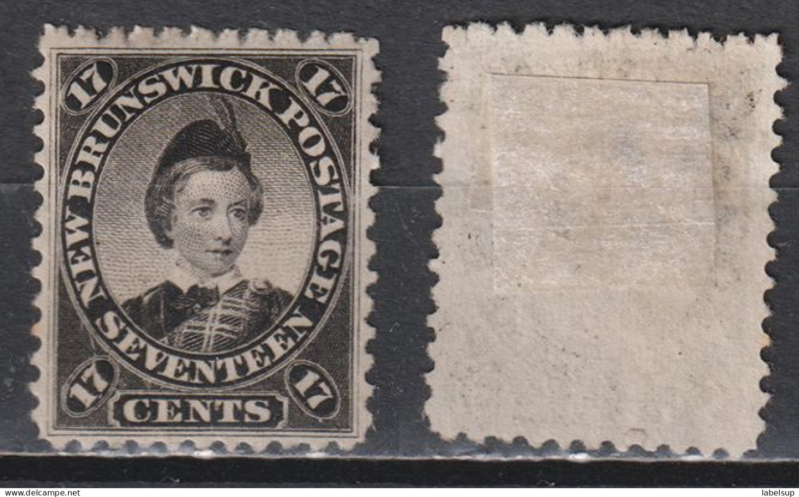 Timbre Neuf* De New Brunswick De 1860 N°9 - Unused Stamps