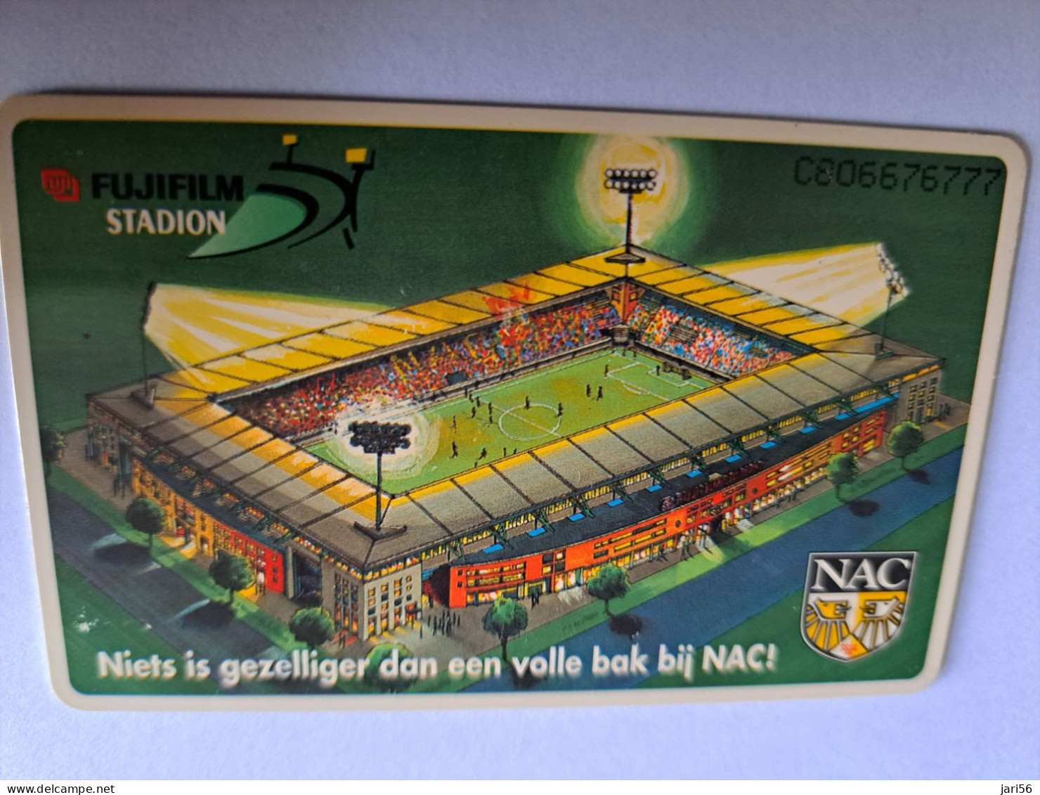 NETHERLANDS  ADVERTISING CHIPCARD / FUJIFILM STADIUM/NAC BREDA/ EREDIVISIE    CRD321    MINT   ** 13008 ** - Privadas